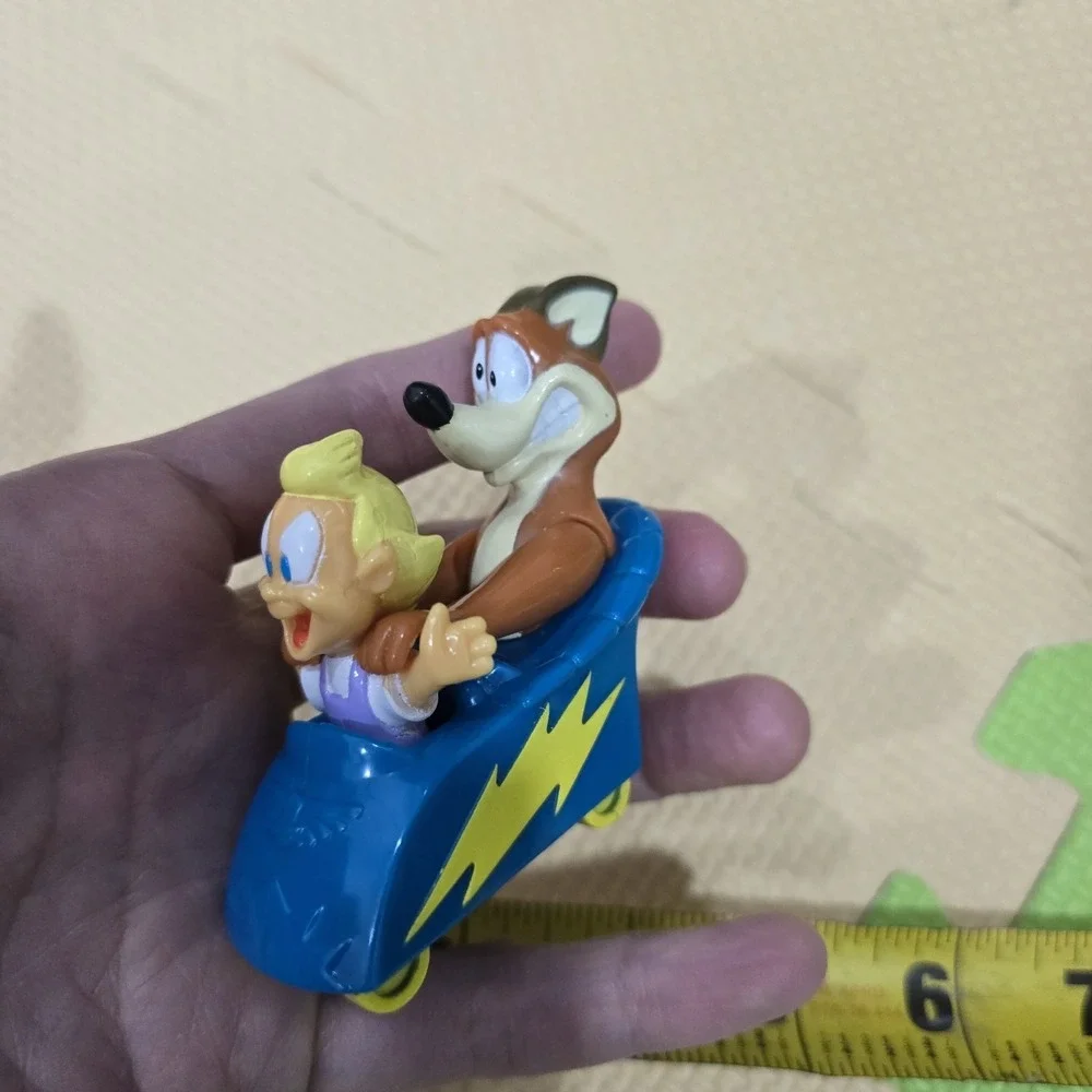 1993 McDonald's Tiny Toon Adventures Happy Meal Toy - Calamity Coyote &...